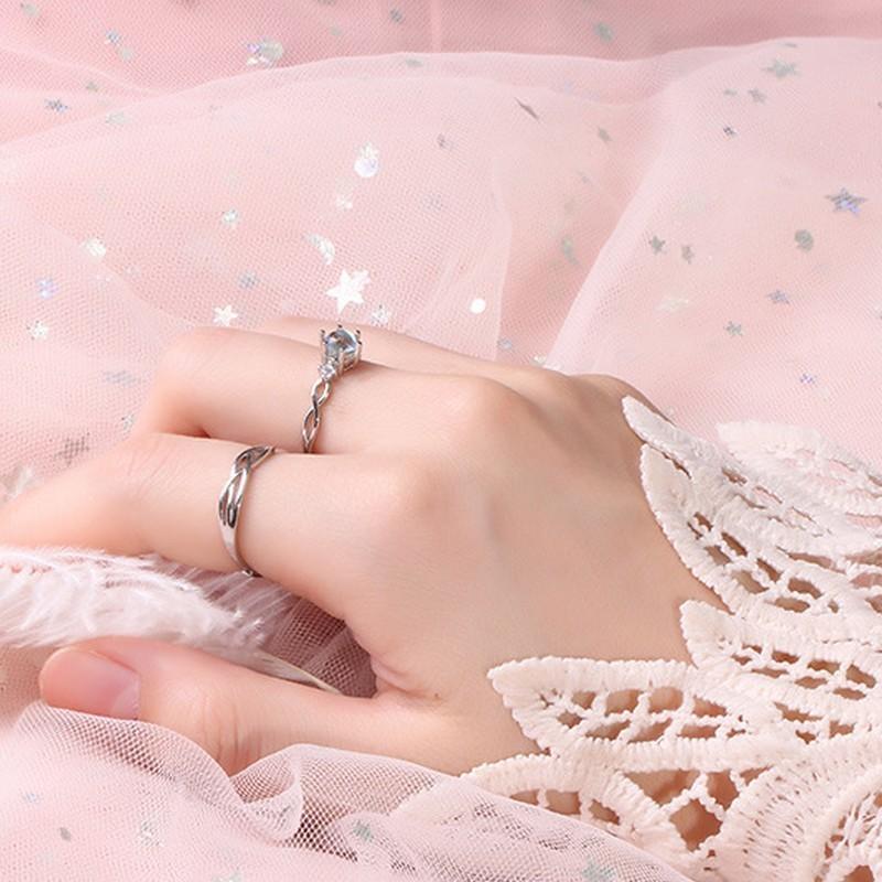 楽天カード分割 指輪 ペアリング オープンリング レディース メンズ リンクコーデ お揃い ファッション小物 ストーン ラインストーン ツイスト おしゃれ カップル350円 Aynaelda Com