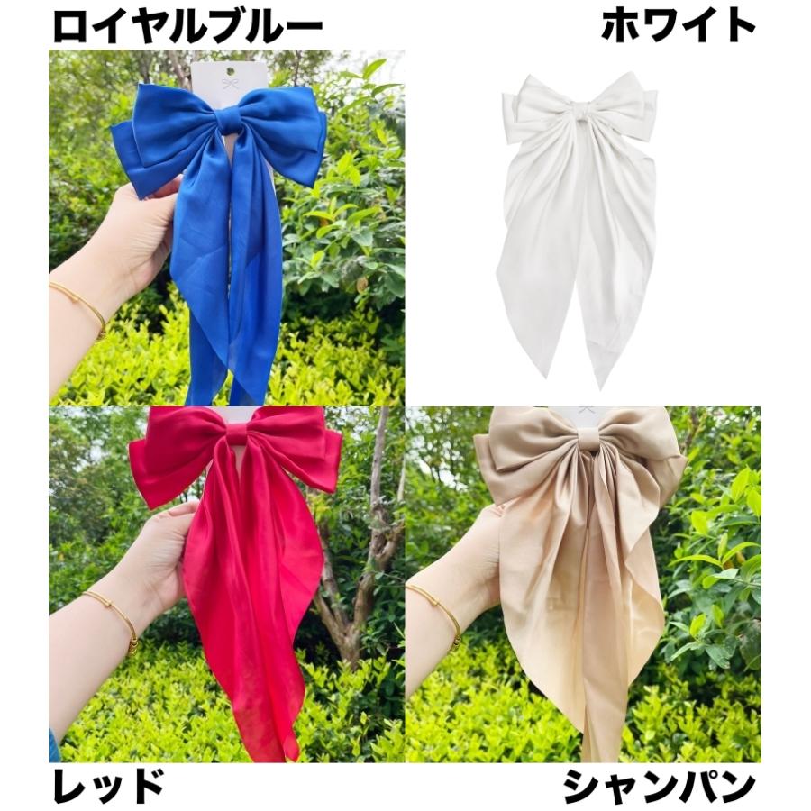 バレッタ ヘアクリップ ヘアアクセサリー レディース 女性 リボン