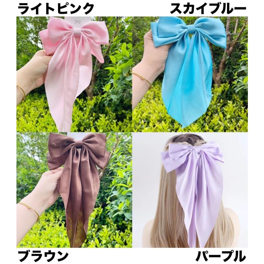 バレッタ ヘアクリップ ヘアアクセサリー レディース 女性 リボン