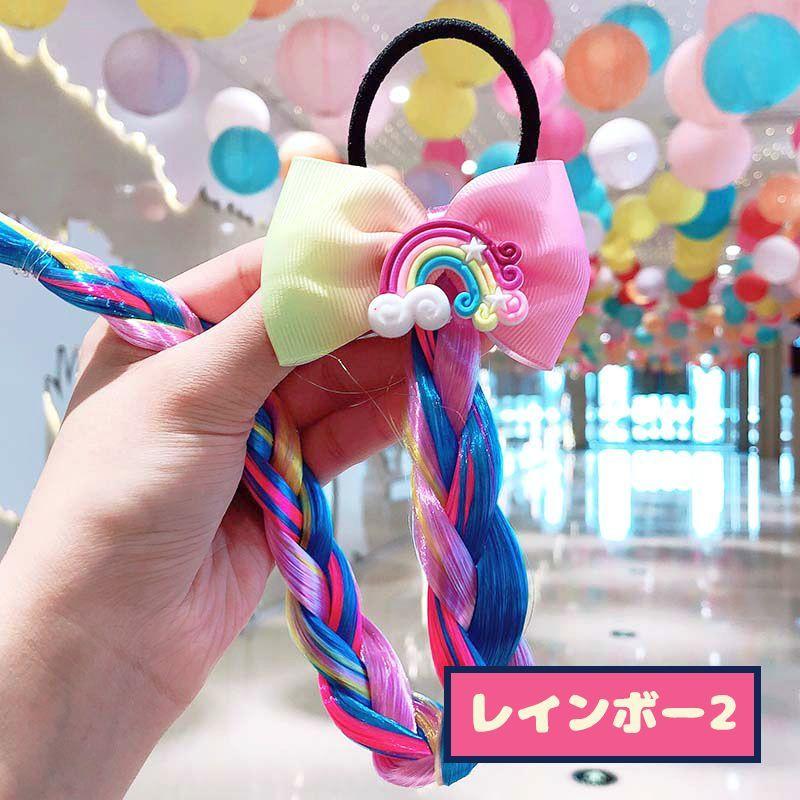 ウィッグ エクステ レディース 子供 ジュニア キッズ アクセサリー 三