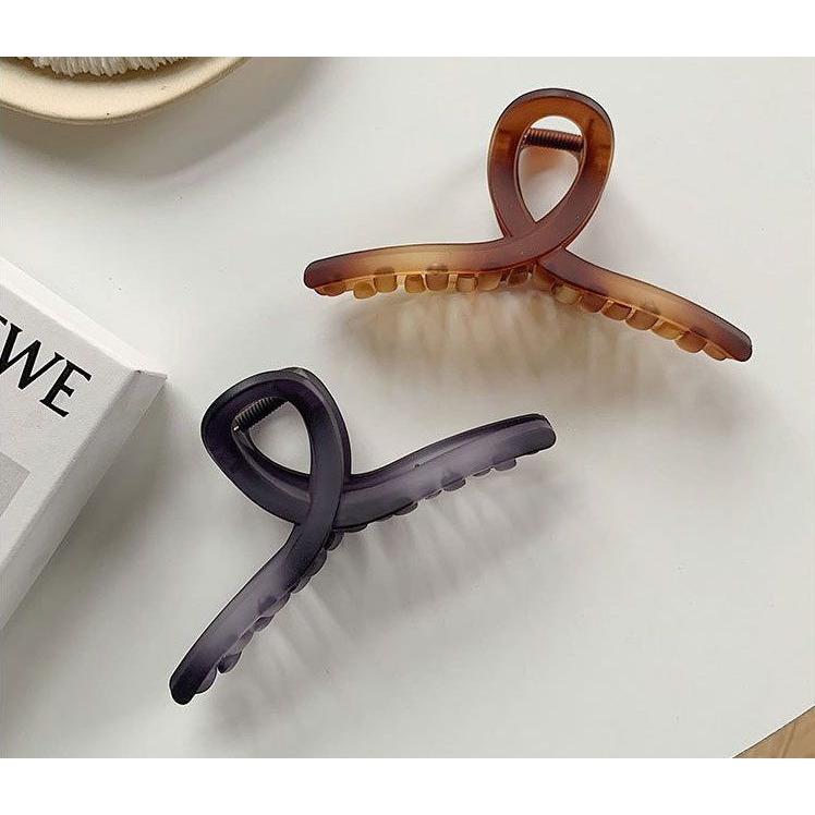 バンスクリップ ヘアクリップ レディース ヘアアクセサリー べっ甲柄