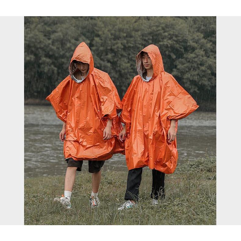 plusnao レインポンチョ レインコート 大人用 メンズ レディース プル