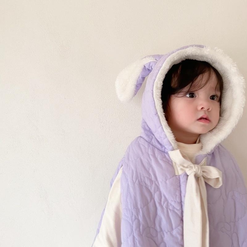 マント ケープ ポンチョ キルティング 袖なし 子供用 キッズ ベビー  