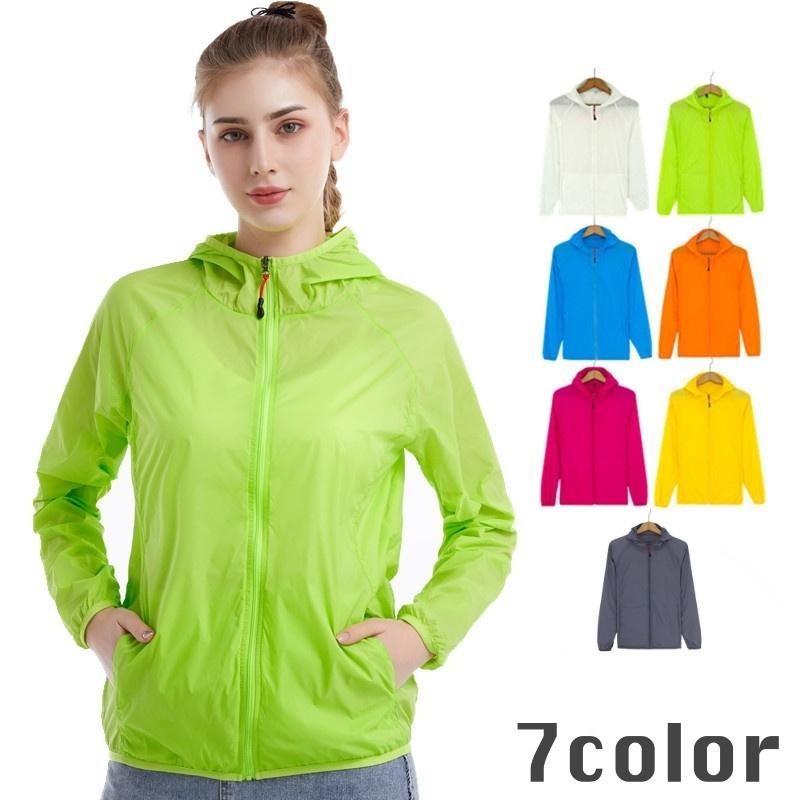 ウインドブレーカー レディース メンズ アウター 長袖 ジップアップ 薄手 速乾性 通気性 日よけ 羽織り シンプル アウトドア キャンプ ウォーキン Aut プラスナオyahoo 店 通販 Yahoo ショッピング