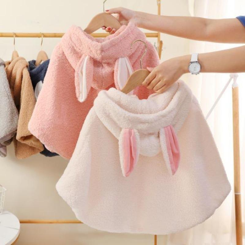 plusnao ベビーマント ポンチョ 赤ちゃん用 子供服 キッズ ケープ