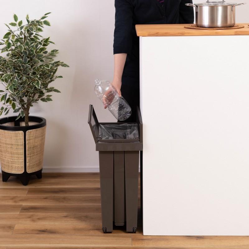 ゴミ箱 ダストボックス 四角 角型 ペダルペール 32L 32リットル ごみ箱