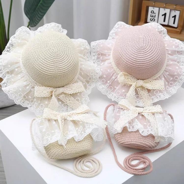 キッズポシェット お揃いハットあり ストローバッグ 麦わら ショルダー