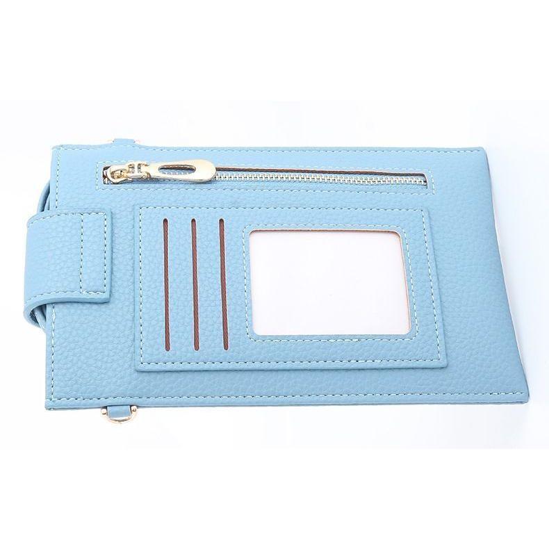 スマホショルダー お財布ショルダー スマホポケットショルダー スコッシュ ポーチショルダー レディース メンズ 無地 携帯ポーチ1 090円 最新デザインの レザー調 シンプル