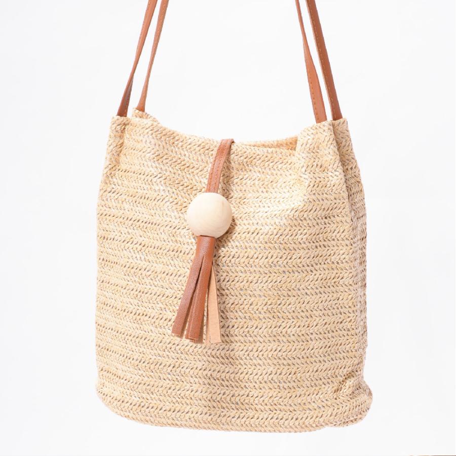 plusnao ショルダーバック かごバック バック 肩掛け 夏 夏