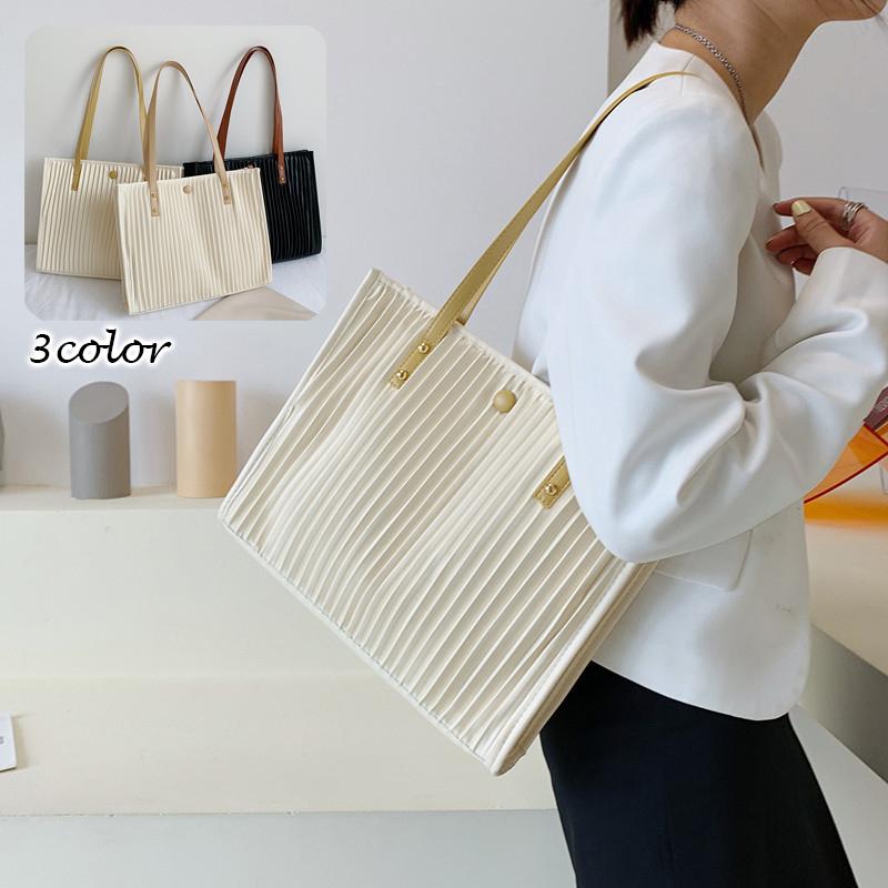 トートバッグ レディース レザー調 横型 スクエア プリーツ シンプル 単色 肩掛けバッグ マグネット開閉 鞄 カバン かばん おしゃれ かわい Bag プラスナオyahoo 店 通販 Yahoo ショッピング