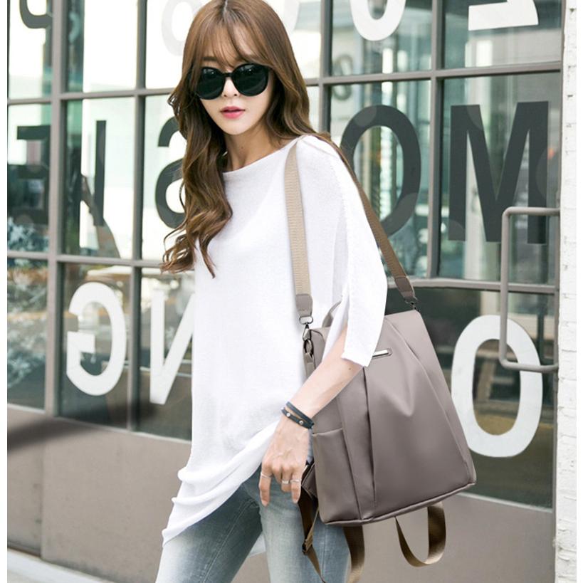 3wayバッグ リュックサック ショルダーバッグ ハンドバッグ レディース 隠しジッパー 内側開閉 防犯 トートバッグ カバン 鞄 軽量 軽い ナイロ プラスナオ Paypayモール店 通販 Paypayモール