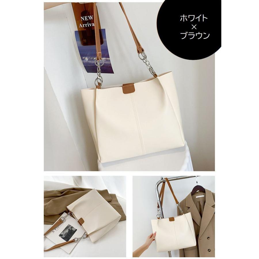 トートバッグ ショルダーバッグ レディース bag 鞄 レザー調 スクエア