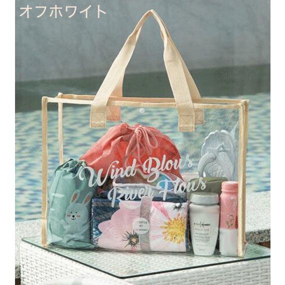 plusnao（プラスナオ） クリアバッグ 大容量 大きい トートバッグ 