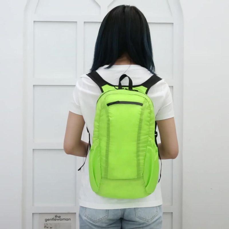 リュックサック バックパック エコバッグ 携帯リュック ポケッタブル 軽量 大容量 折りたたみ 収納袋付き 防水 アウトドア bag