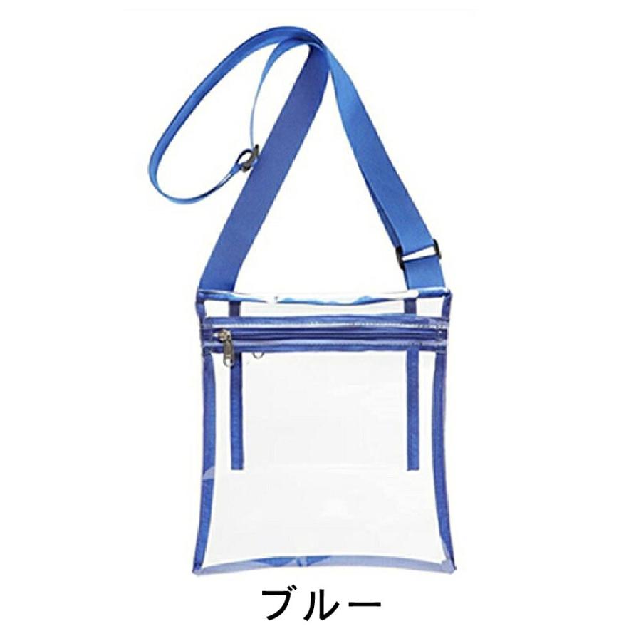 ショルダーバッグ クリア 透明 スケルトン メッシュ レディース メンズ