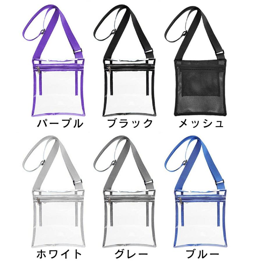 plusnao（プラスナオ） ショルダーバッグ クリア 透明 スケルトン