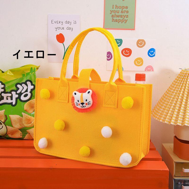 レッスンバッグ トートバッグ 本袋 キッズ 子ども 通園 通学 ライオン