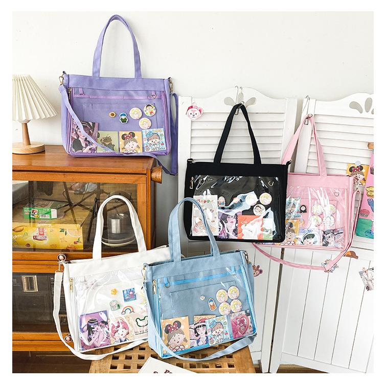 plusnao 2WAY トートバッグ ショルダーバッグ オタ活 推し活