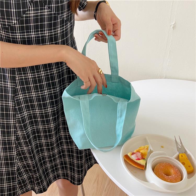 ミニトートバッグ ハンドバッグ バッグインバッグ レディース 女性 鞄 カバン コンパクト 小さめ ボタン付き スナップボタン キャンバス地 帆布 無|plusnao|06