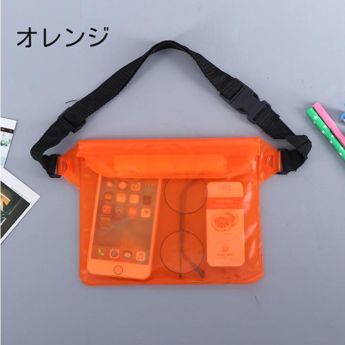 plusnao（プラスナオ） ボディバッグ 防水 クリア 鞄 カバン ウエスト