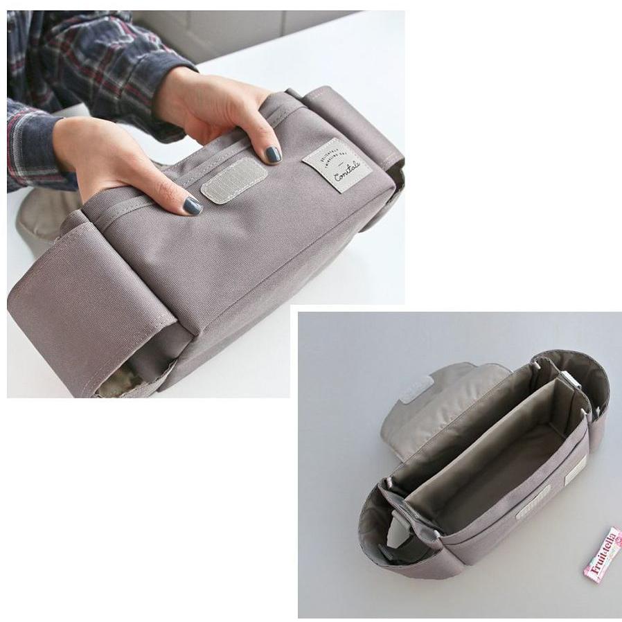 ベビーカーバッグ マザーズバッグ ハンドバッグ ベビーカー用品 ベビーグッズ 鞄 カバン かばん 吊り下げ 多収納 哺乳瓶 おむつ 小物入れ 便利 シ | plusnao | 14