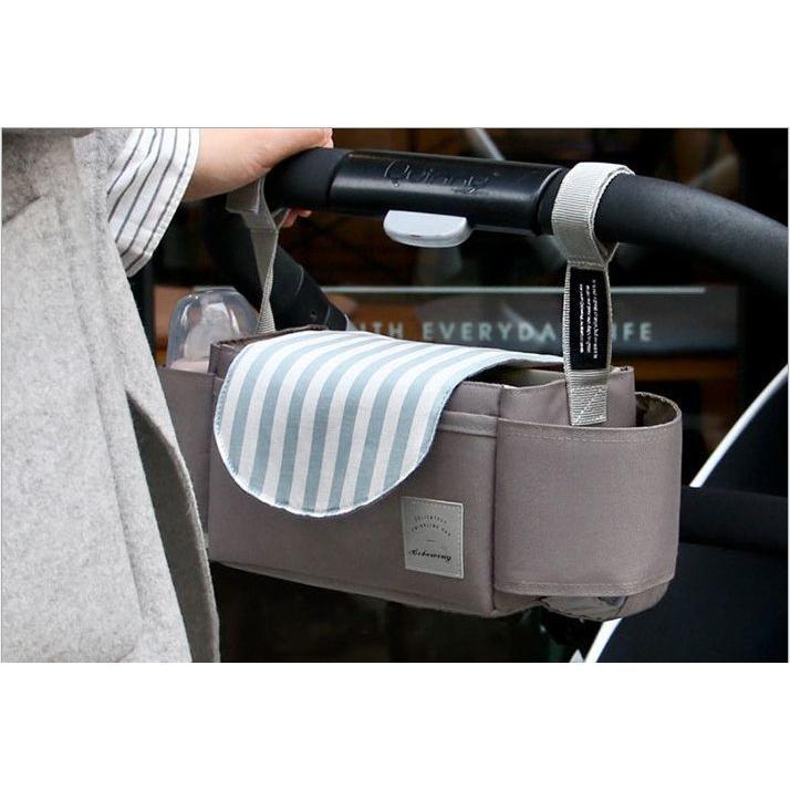 ベビーカーバッグ マザーズバッグ ハンドバッグ ベビーカー用品 ベビーグッズ 鞄 カバン かばん 吊り下げ 多収納 哺乳瓶 おむつ 小物入れ 便利 シ | plusnao | 03