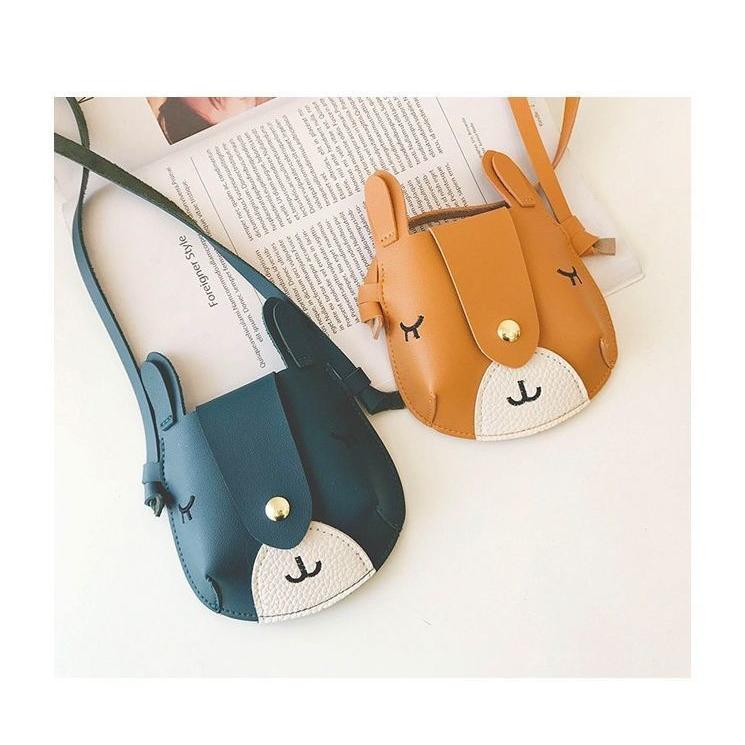 ショルダーバッグ ポシェット 子供用 女の子 アニマル 動物 鹿 訳あり商品 シカ フェイクレザー お出 ファッション小物 ユニーク かわいい バッグ キッズ 鞄