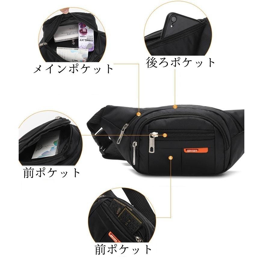 ボディバッグ ウエストポーチ ウエストバッグ ショルダーバッグ 肩掛け