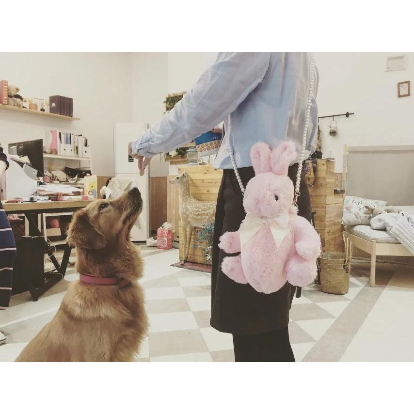 plusnao（プラスナオ） ショルダーバッグ ぬいぐるみバッグ レディース