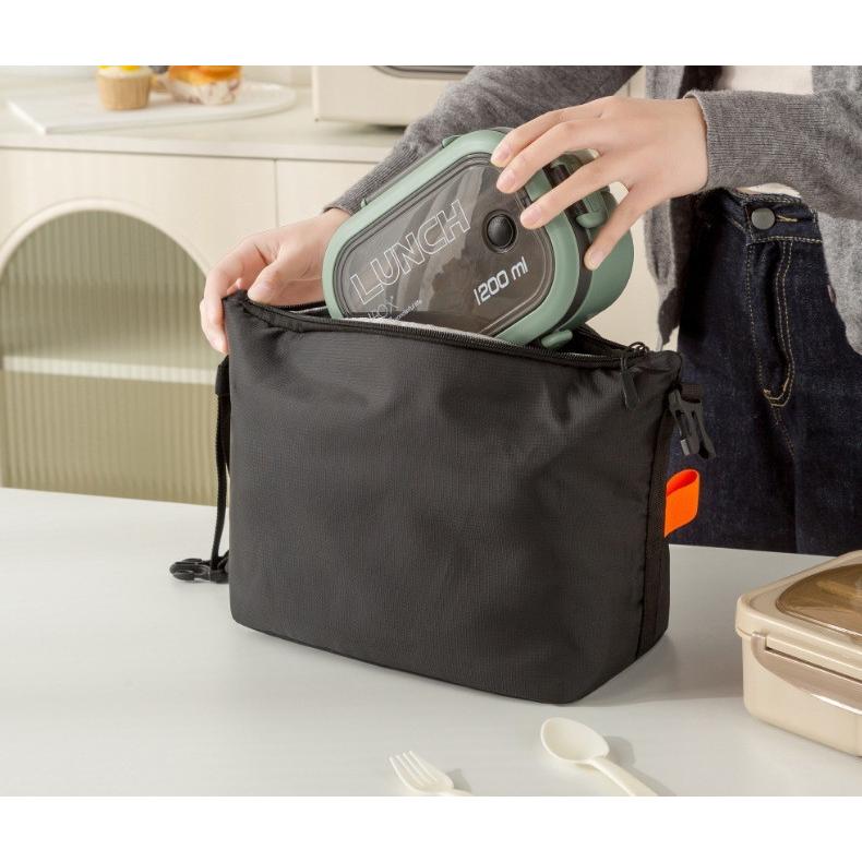 ランチバッグ 保冷 保温 お弁当袋 ハンドバッグ お弁当 持ち手付き