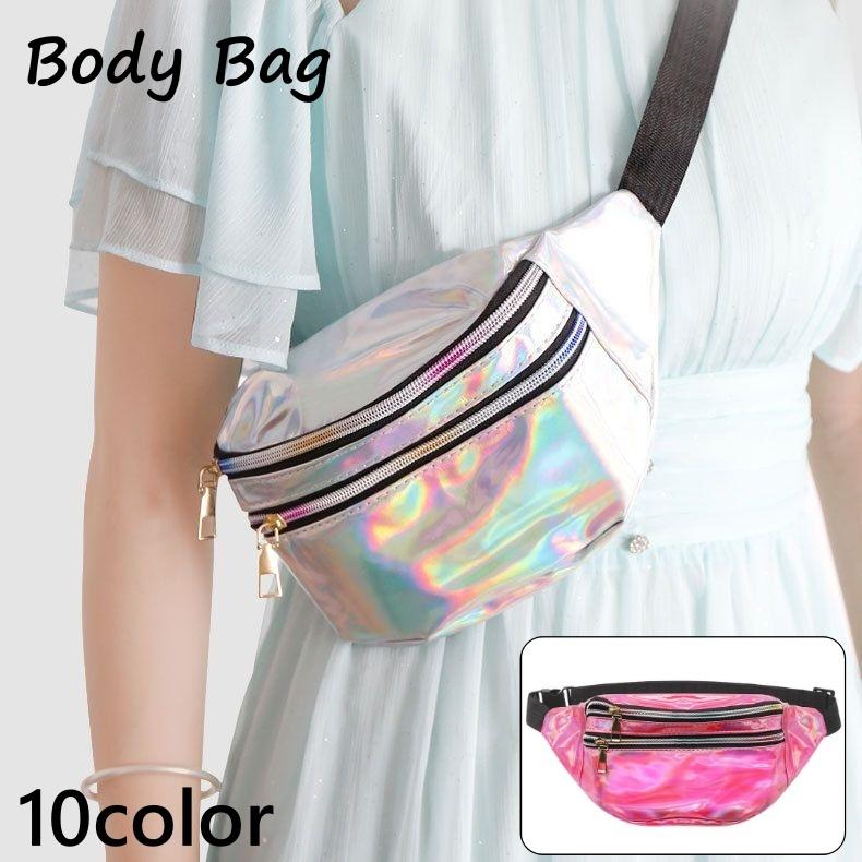 ボディバッグ レディース ウエストポーチ ウエストバッグ 斜め掛け