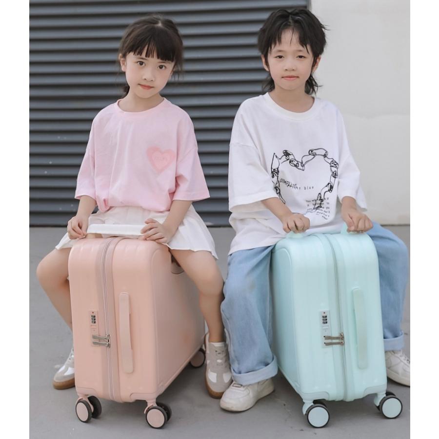 スーツケース 子供用 キッズ用 横型 43L 乗れる 猫型 耳付き キャリー
