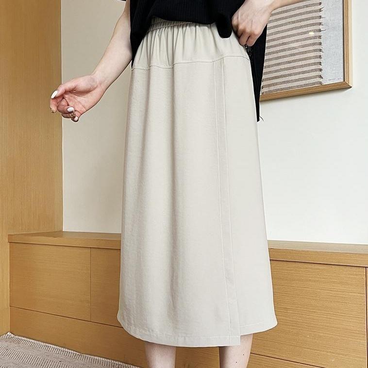 ガウチョパンツ スカーチョ ワイドパンツ レディース 女性 ボトムス キュロット 八分丈 スカート風 ハイウエスト 無地 単色 シンプル | plusnao | 07