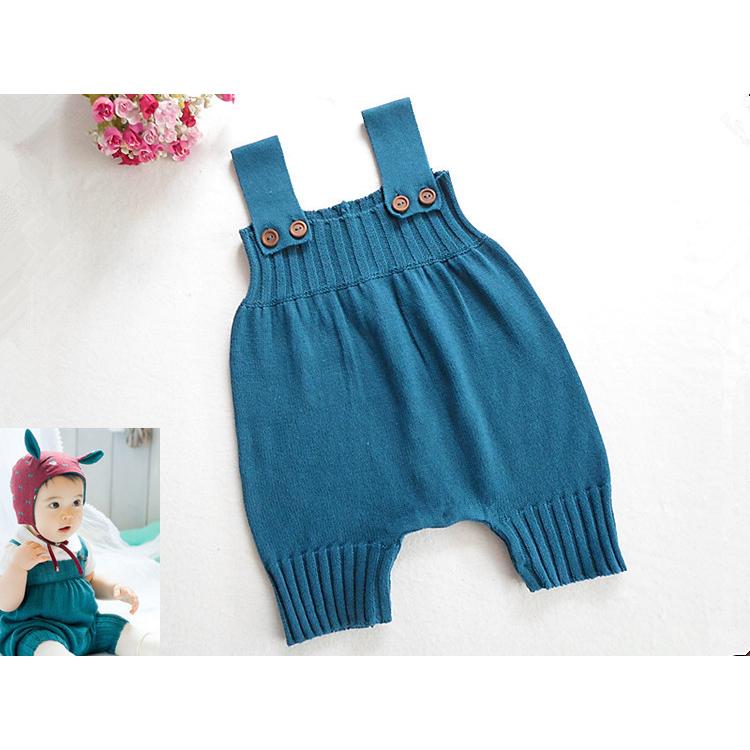 ベビー服 オーバーオール ニットソー つなぎ サロペット シンプル 無地 ベビー キッズ 男の子 女の子 男児 女児 赤ちゃん 幼児 児童 子供服 こ | plusnao | 17