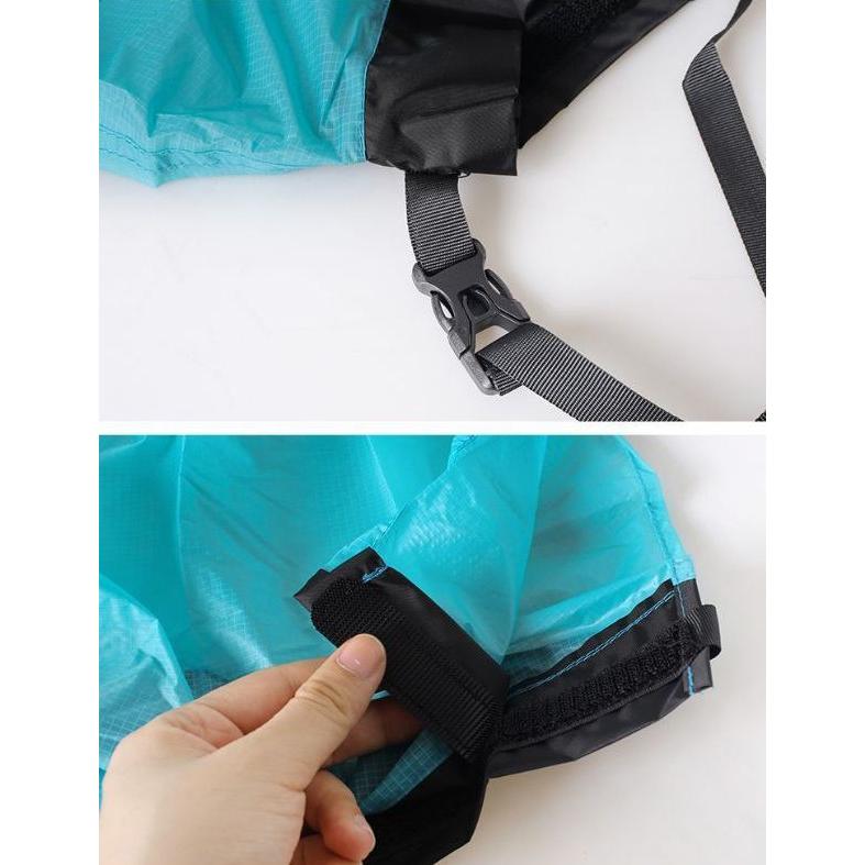 レインスカート レインウェア 巻きスカート ラップスカート 収納袋付き 雨具 レイングッズ 男女兼用 ユニセックス 女性 男性 レディース メンズ カ | plusnao | 10