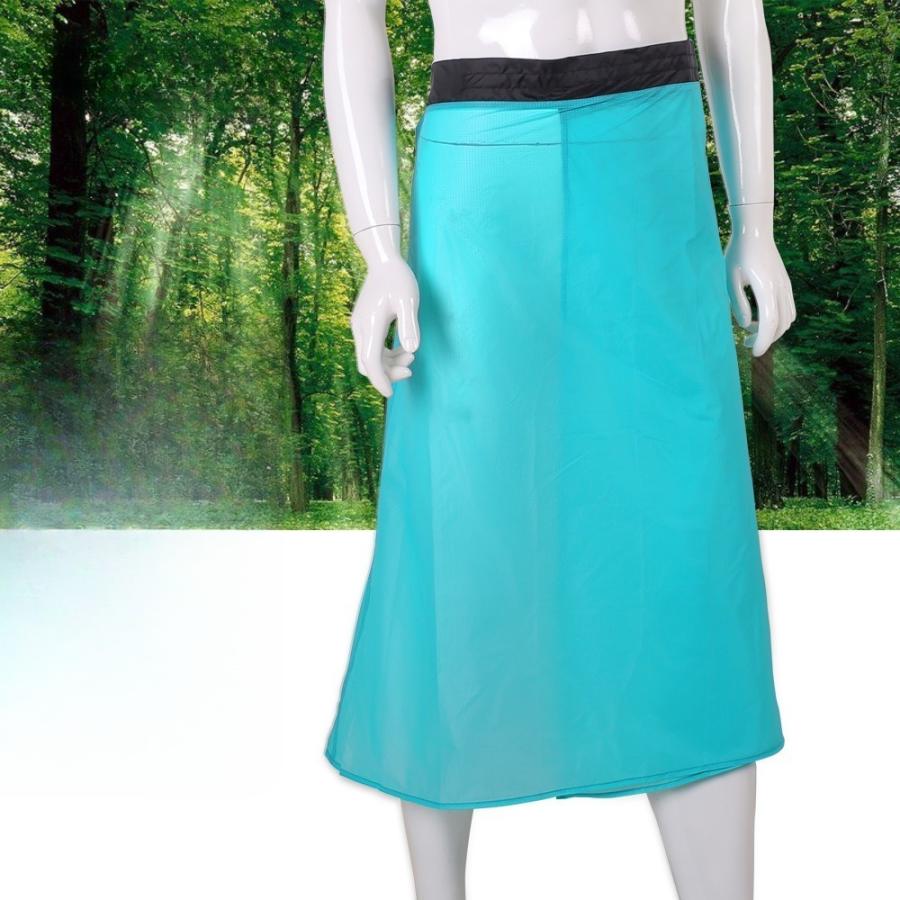 レインスカート レインウェア 巻きスカート ラップスカート 収納袋付き 雨具 レイングッズ 男女兼用 ユニセックス 女性 男性 レディース メンズ カ | plusnao | 04