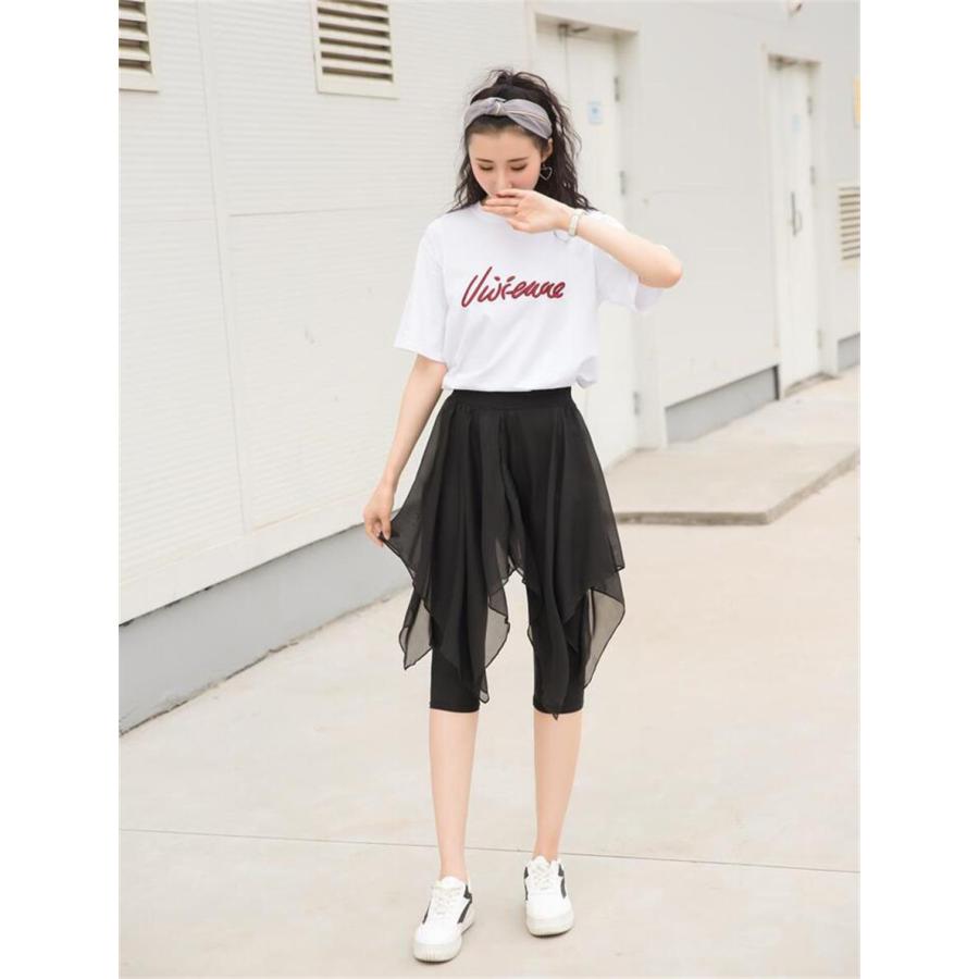 オブラダ♡スカート付レギンス スカート付きレギンス(Black) | K