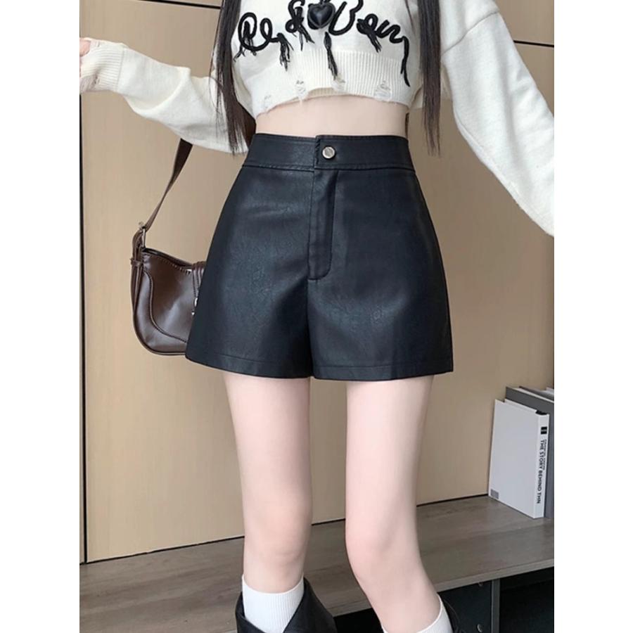 レザー キュロット 黒 ブラック M ガウチョパンツ レア レザー キュロット 黒 ブラック M ガウチョパンツ レア レザー