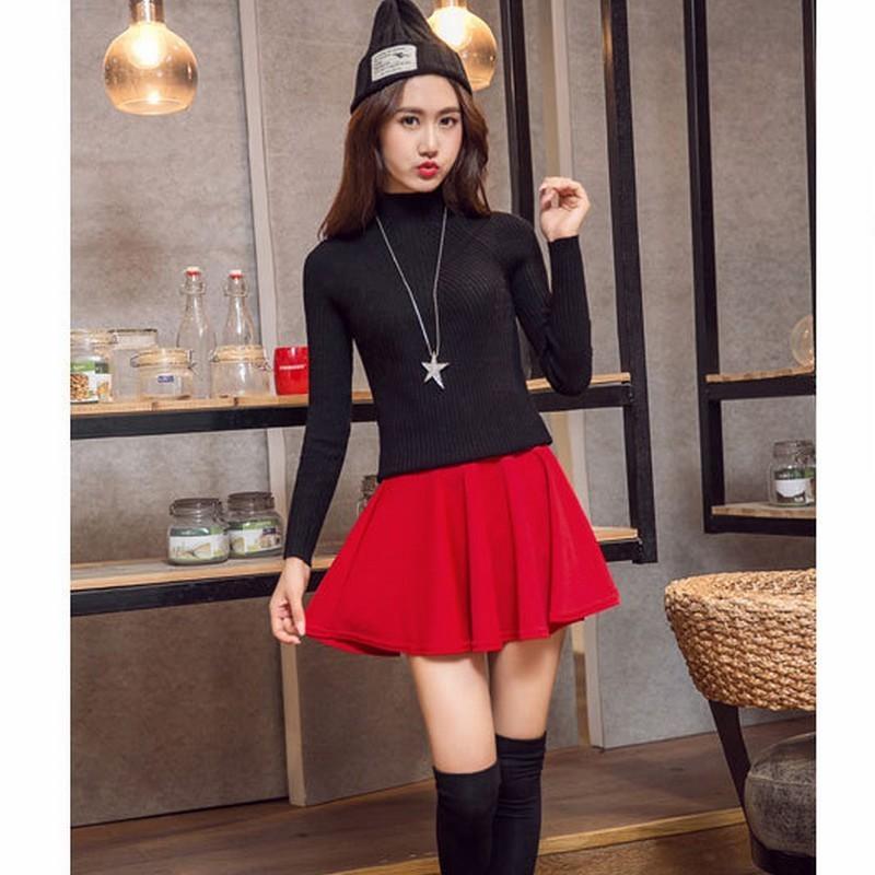 plusnao（プラスナオ） ミニスカート インナーパンツ付き ショート丈