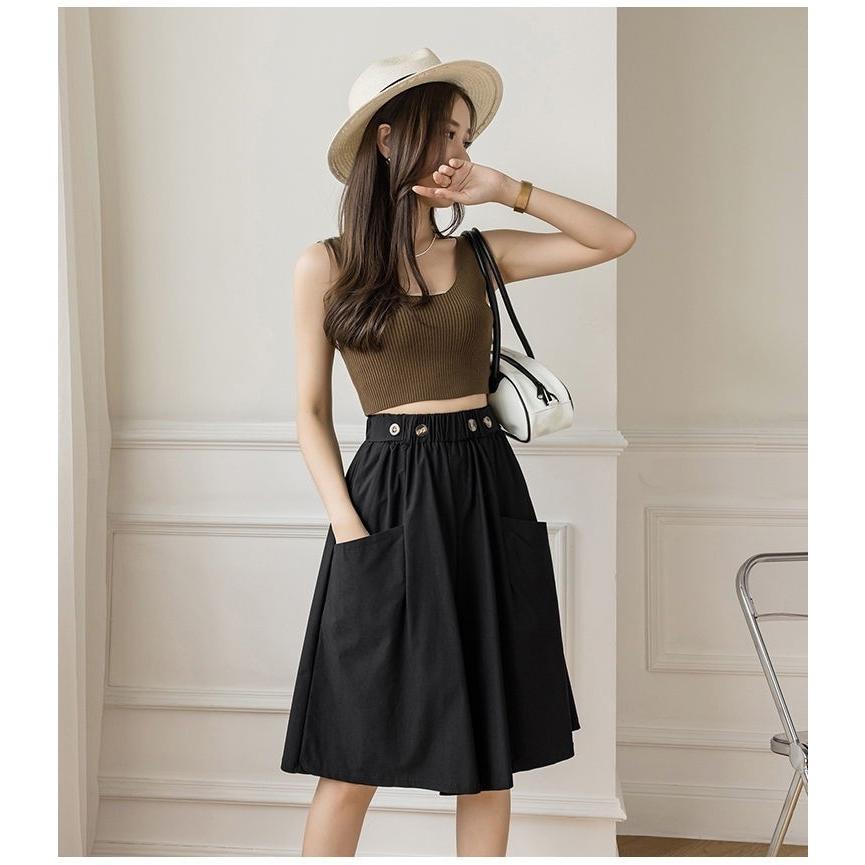 キュロットパンツ キュロットスカート ショートパンツ レディース 女性 婦人服 ボトムス ハーフパンツ スカート風 無地 単色 シンプル おしゃれ か | plusnao | 05