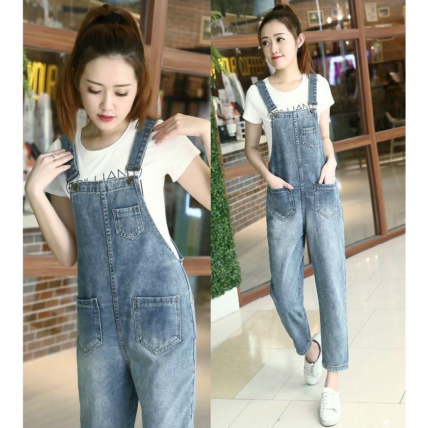 plusnao（プラスナオ） オーバーオール サロペット デニム レディース