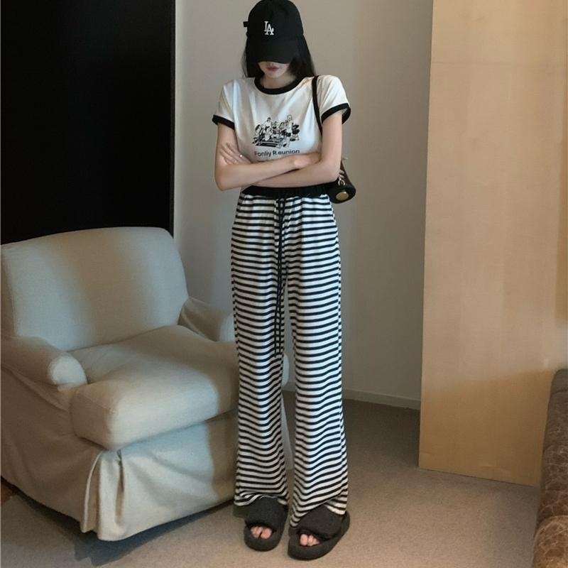 ロングパンツ スウェット レディース 女性用 ボトムス ボーダー柄 長ズボン ウエストゴム ウエスト紐 シンプル おしゃれ カジュアル デイリー お出 :bot-29839:プラスナオYahoo!店 - 通販 - Yahoo!ショッピング ロングパンツ スウェット レディース 女性用 ボトムス ボーダー柄 長ズボン ウエストゴム ウエスト紐 シンプル おしゃれ カジュアル デイリー お出 :bot-29839:プラスナオYahoo!店 - 通販 - Yahoo!ショッピング