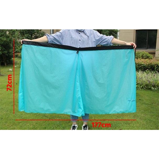 レインスカート レインウェア 巻きスカート ラップスカート 収納袋付き 男女兼用 ユニセックス レディース メンズ カッパ 防水 持ち歩き コンパクト | plusnao | 11