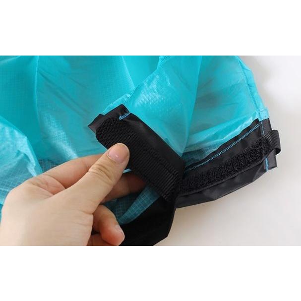 レインスカート レインウェア 巻きスカート ラップスカート 収納袋付き 男女兼用 ユニセックス レディース メンズ カッパ 防水 持ち歩き コンパクト | plusnao | 05