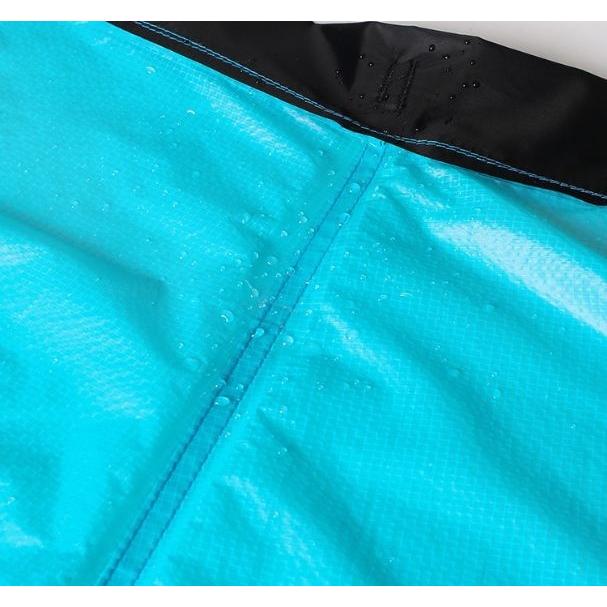 レインスカート レインウェア 巻きスカート ラップスカート 収納袋付き 男女兼用 ユニセックス レディース メンズ カッパ 防水 持ち歩き コンパクト | plusnao | 07