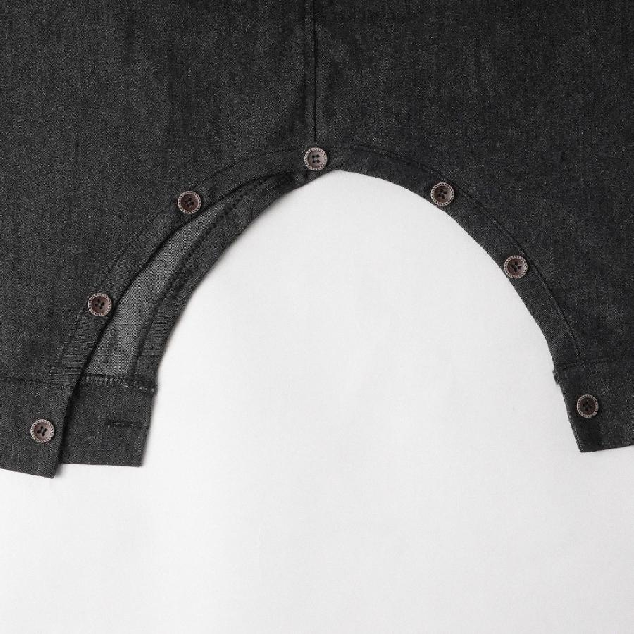 サロペットパンツ スカート 2way レディース オールインワン ワンピース デニム サルエル バルーン オーバーオール サロペット ロング パンツ | plusnao | 17