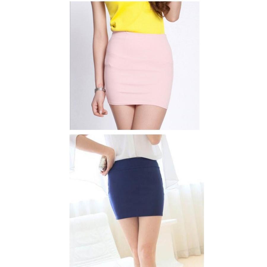 plusnao タイトスカート ミニ丈 レディース ボトムス 膝上