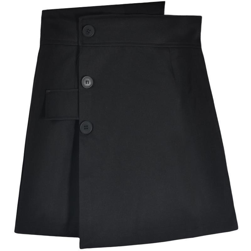 キュロットパンツ レディース ラップスカート風 ショートパンツ ミニ丈 ミニスカ風 巻きスカート風 大きいサイズあり ショーパン ラップキュロット ス | plusnao | 05