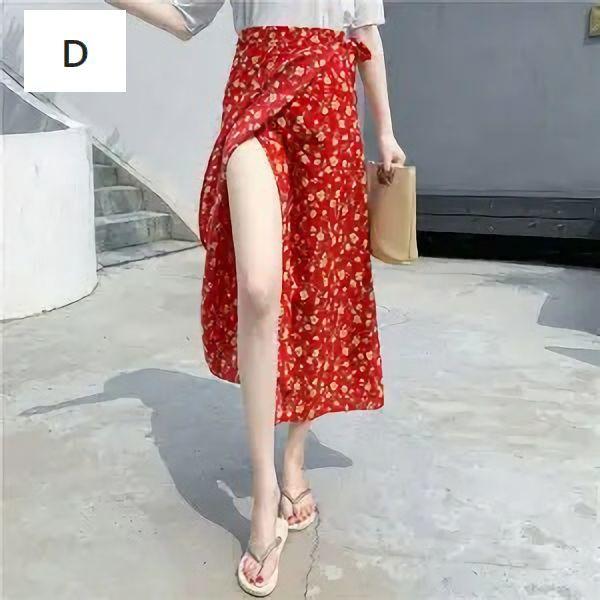 ラップスカート 巻きスカート レディース 女性用 ロング丈 ミモレ丈 A  