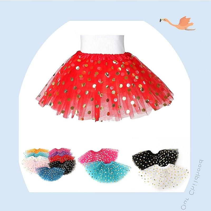 plusnao（プラスナオ） チュチュスカート 水玉 キッズ バレエ ダンス